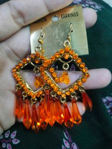 Boho Multi-Color Gemstone Dangle Earrings