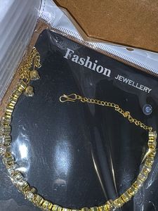 Elegant Diamond Necklace with earrings