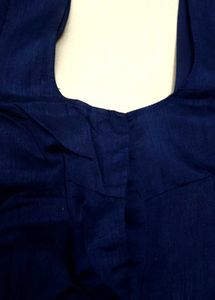 Elegant Navy Blue Blouse tailor stiched