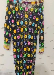 Colorful Crochet kurti