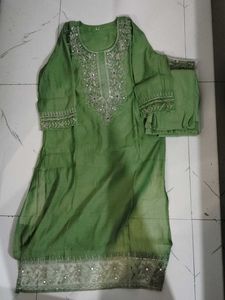 Embroidered Kurta Set with Trousers
