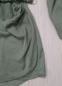 Satin Dress One Piece For Women