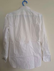 Classic White Button-Up Shirt