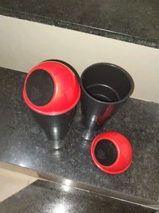 2 mini Dustbin for kitchen / car and bathroom