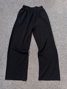 Black Wide Leg Sweatpants