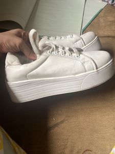 Platform White Sneakers