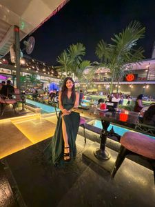 Elegant Emerald Green Maxi Dress