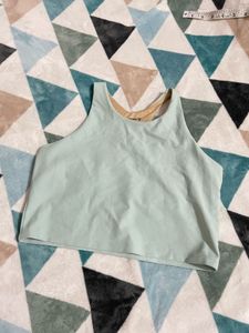 Old navy sports active Light Green Ribbed Crop Top
