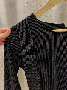 Sparkly Black Mini Dress