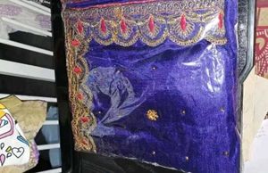 sequence work silk saree