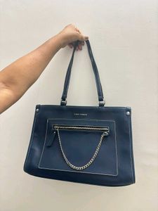 Lino Perros Navy Blue Tote Bag
