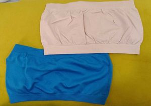 88 -- Strapless Bandeau Tops (Set of 2)