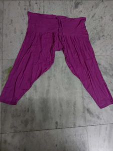 Purple Patterned Kurti With Pajama And Dupatta