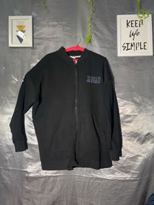 Stylish Black Bomber Jacket