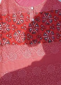 Peach Colour Festive Partywear Top