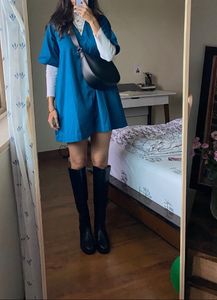 Oziss Blue Skater Dress ♥️