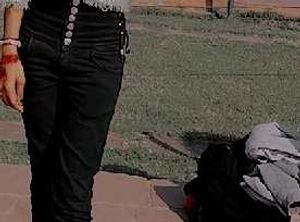 Stylish High Waisted Black Pants