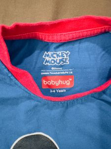 Blue Mickey Mouse T-Shirt