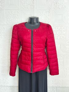 Imported maroon Lightweight puffer Jacket