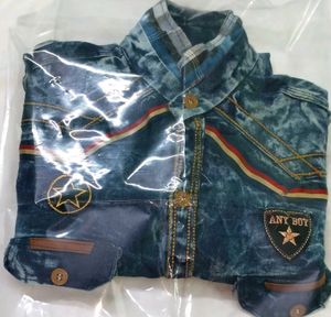 Denim Shirt fancy style/Rhinestone/Unique