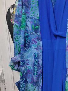Blue jumpsuit
