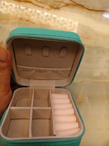 Teal Owl Travel Jewelry Case