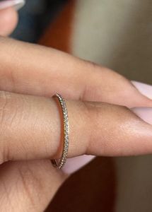 Palmonas Dainty Diamond Band Ring