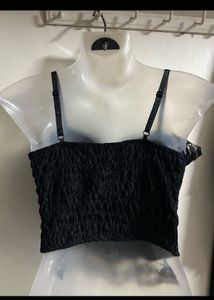 Black Lace Corset Top