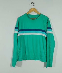 Sea Green Printed T-Shirt For Men's