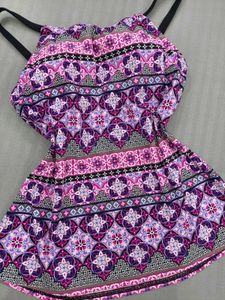 Boho Print Padded Top