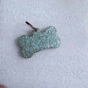 6 Pre-made Pet ID Tags (vintage look)