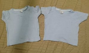 Baby Blue Striped T-Shirts (2-Pack)