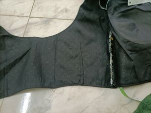 Readymade Black With Golden Blouse