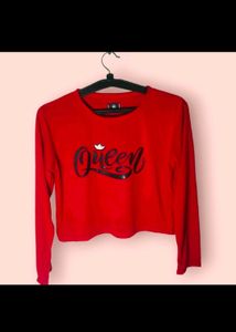 Women Printed Round Neck Pure Cotton  T-Shirt
