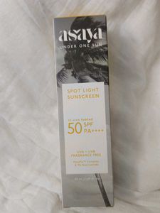 Asaya spot light sunscreen