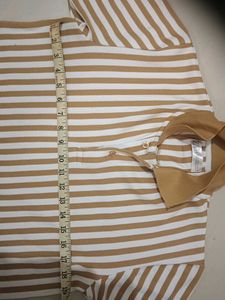 Striped Short-Sleeve Polo Shirt