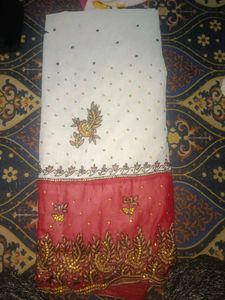 Beautiful Embellished Saree, Aari zari work