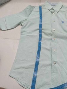 Light Green Men's US Polo Shirt