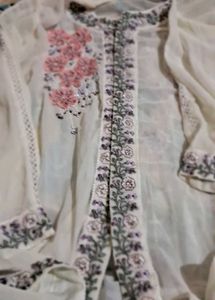 Embroidered Cream Tunic