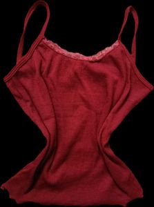 y2k maroon lace cami top