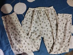 Cute Bear Print Pajama Set