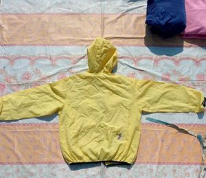 Yellow Hooded Jacket
