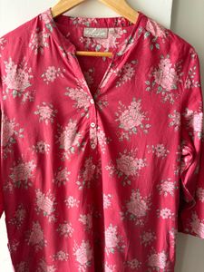 Beautiful Floral Print Kurta