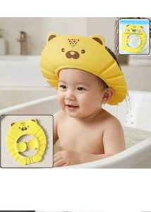Cute Bear Baby Bath Shampoo Cap
