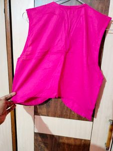 Pink Embroidery Koti