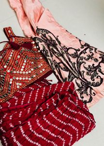 Stylish Mirror Work Lehenga Choli