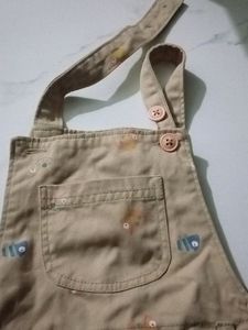 Cute Tan Fish Overalls