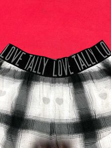 Tally Weijl Checked Cotton Shorts  (Size M)