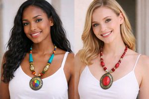 Boho Beaded Necklace