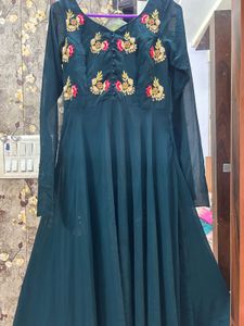 Georgette Anarkali a-line suit